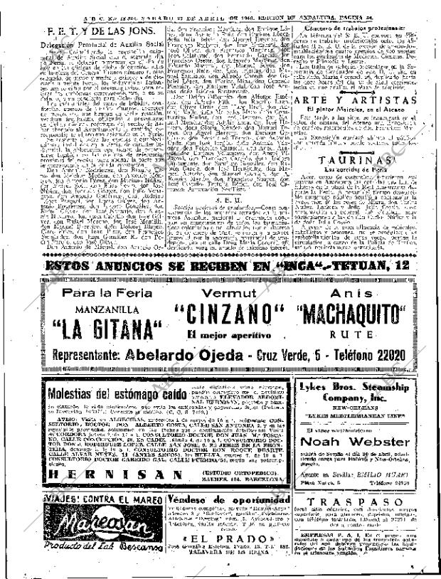 ABC SEVILLA 27-04-1946 página 34