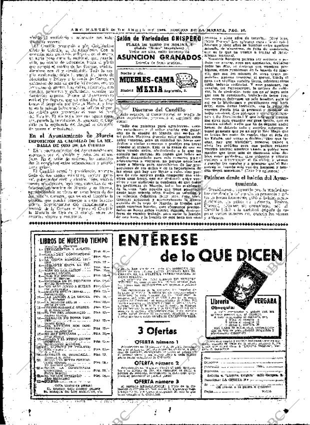 ABC MADRID 30-04-1946 página 14