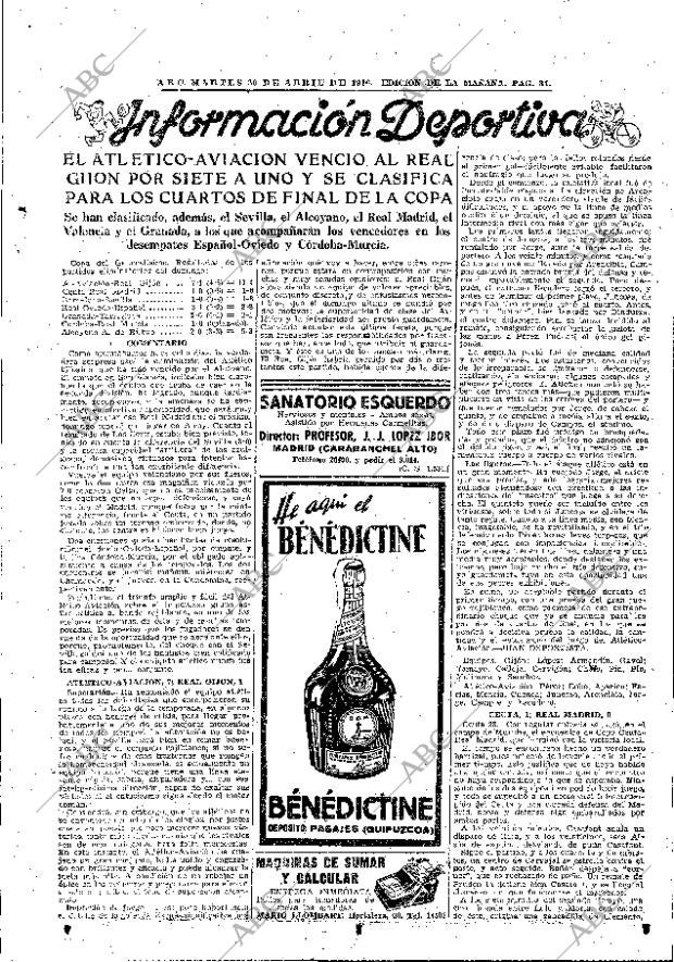 ABC MADRID 30-04-1946 página 29