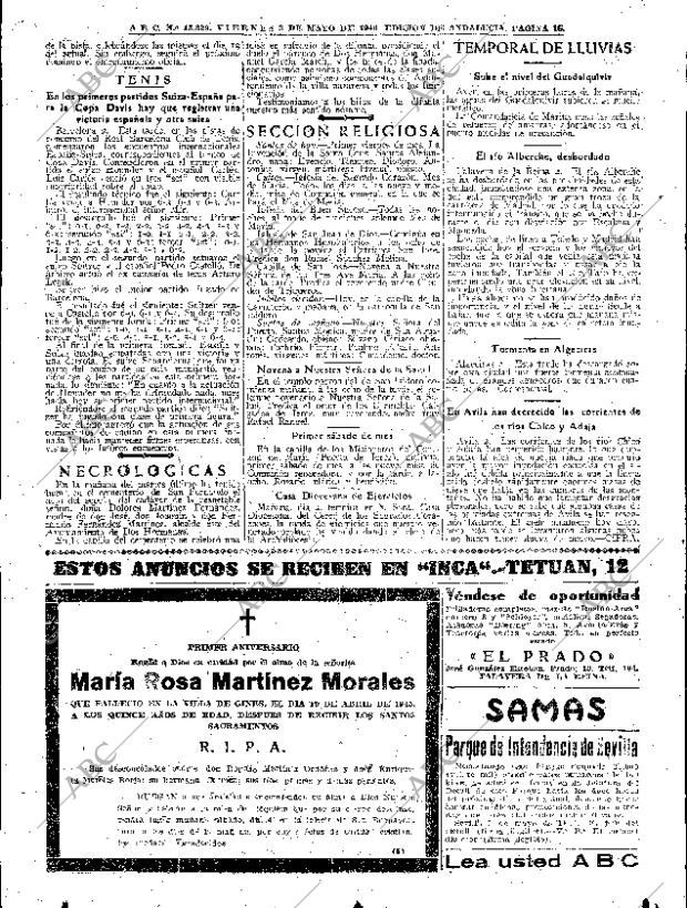 ABC SEVILLA 03-05-1946 página 16