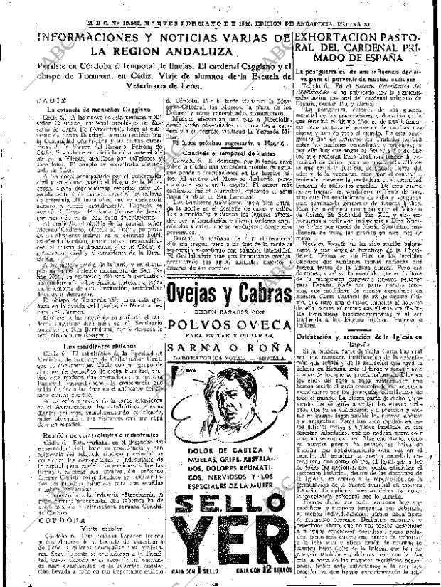 ABC SEVILLA 07-05-1946 página 31