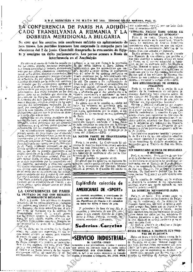 ABC MADRID 08-05-1946 página 15