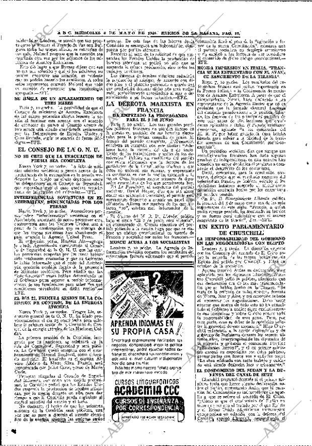 ABC MADRID 08-05-1946 página 16