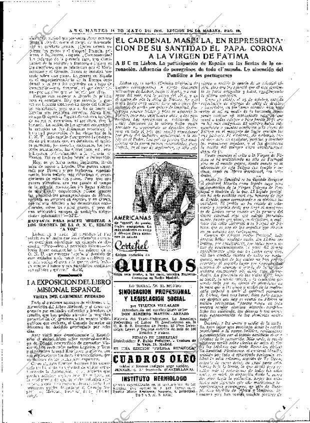 ABC MADRID 14-05-1946 página 19