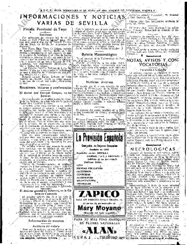 ABC SEVILLA 15-05-1946 página 17