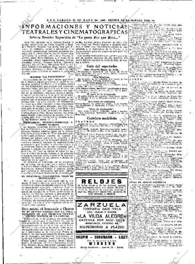 ABC MADRID 18-05-1946 página 18