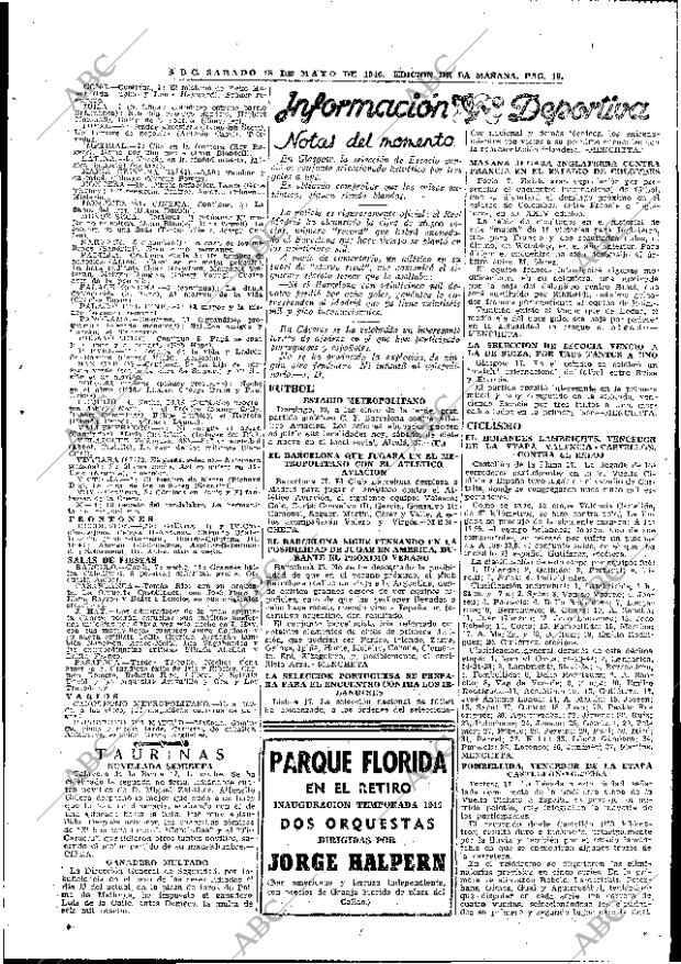 ABC MADRID 18-05-1946 página 19