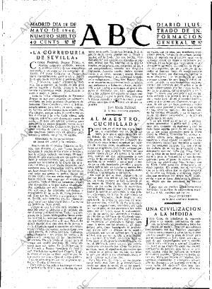 ABC MADRID 18-05-1946 página 3