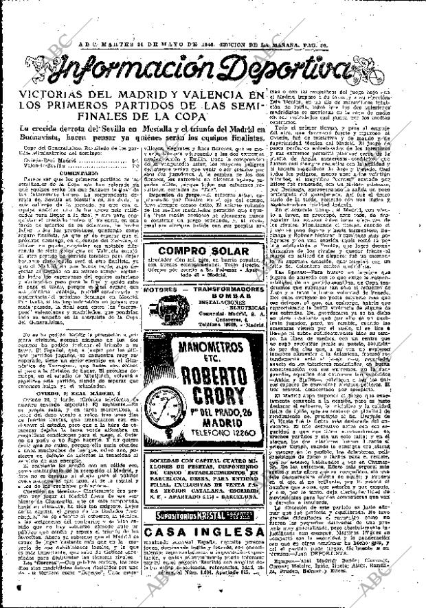 ABC MADRID 21-05-1946 página 28