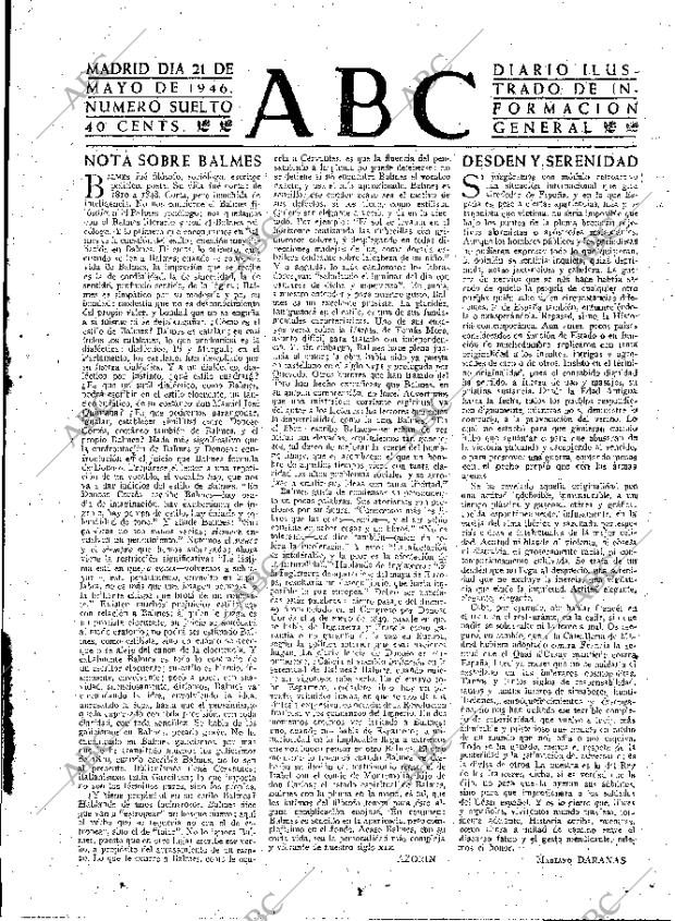 ABC MADRID 21-05-1946 página 3