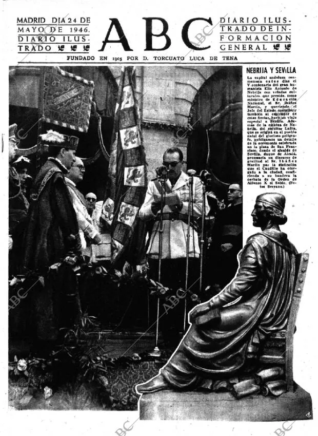 ABC MADRID 24-05-1946 página 1