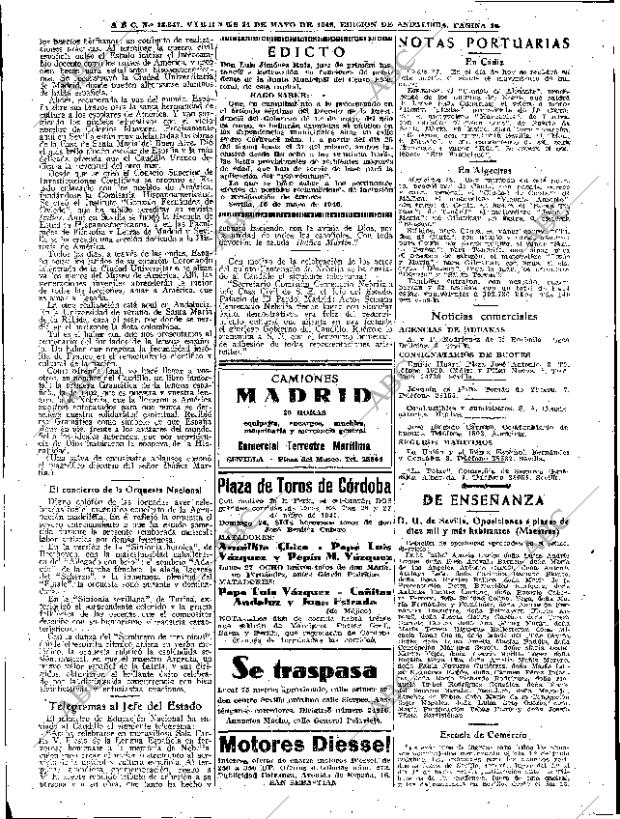 ABC SEVILLA 24-05-1946 página 10