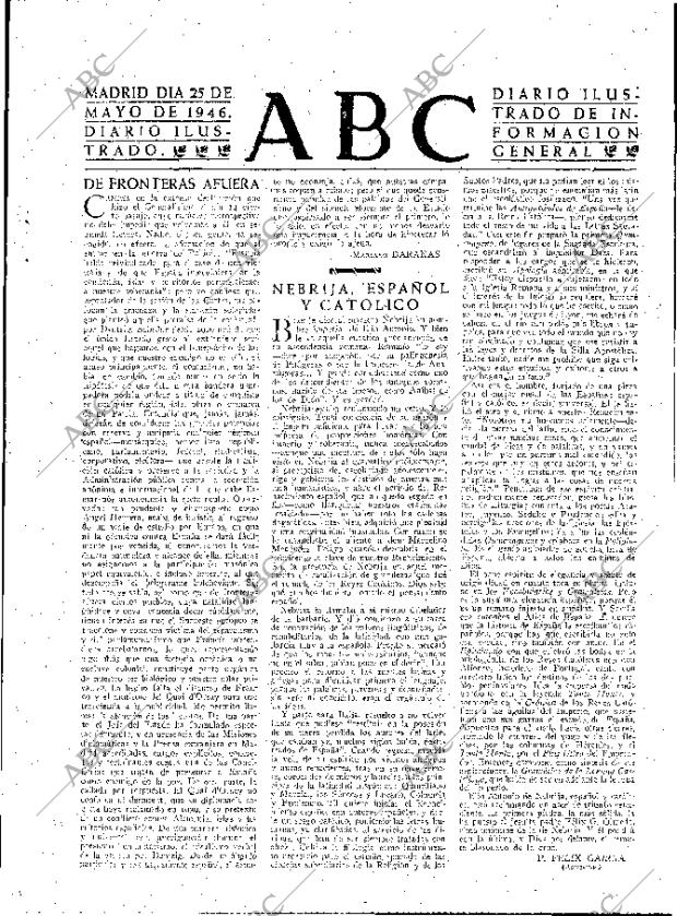 ABC MADRID 25-05-1946 página 3