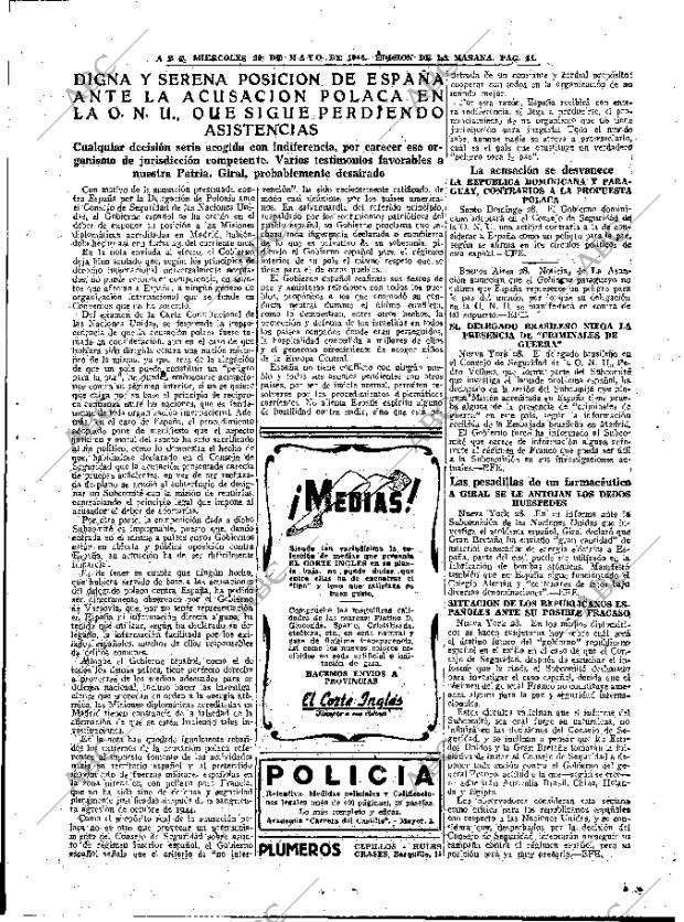 ABC MADRID 29-05-1946 página 11