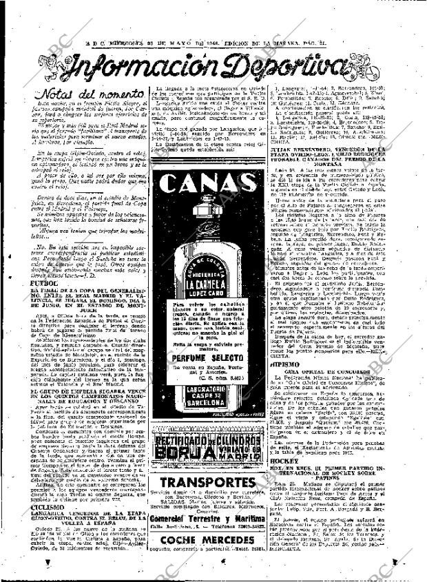 ABC MADRID 29-05-1946 página 21