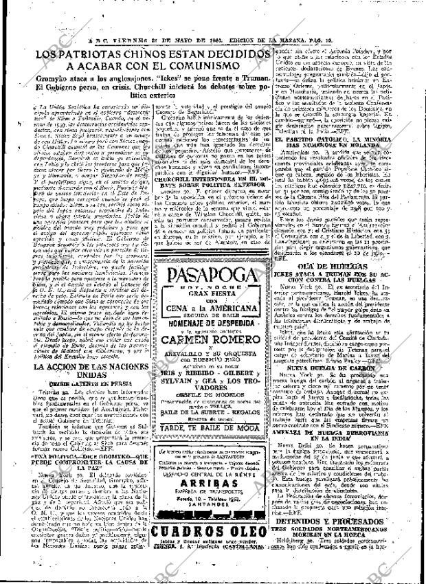 ABC MADRID 31-05-1946 página 19