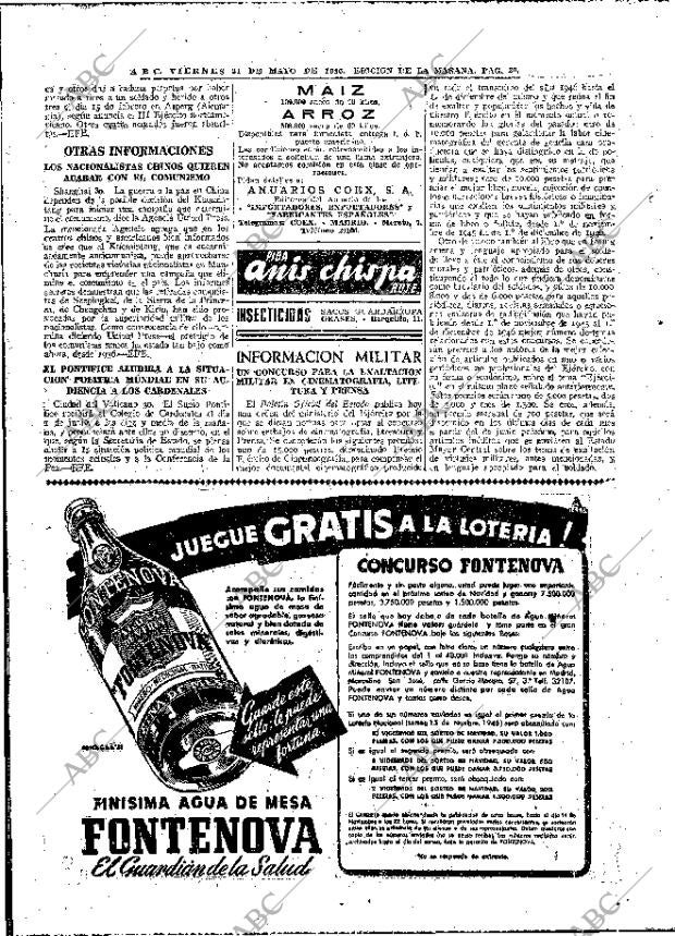 ABC MADRID 31-05-1946 página 20