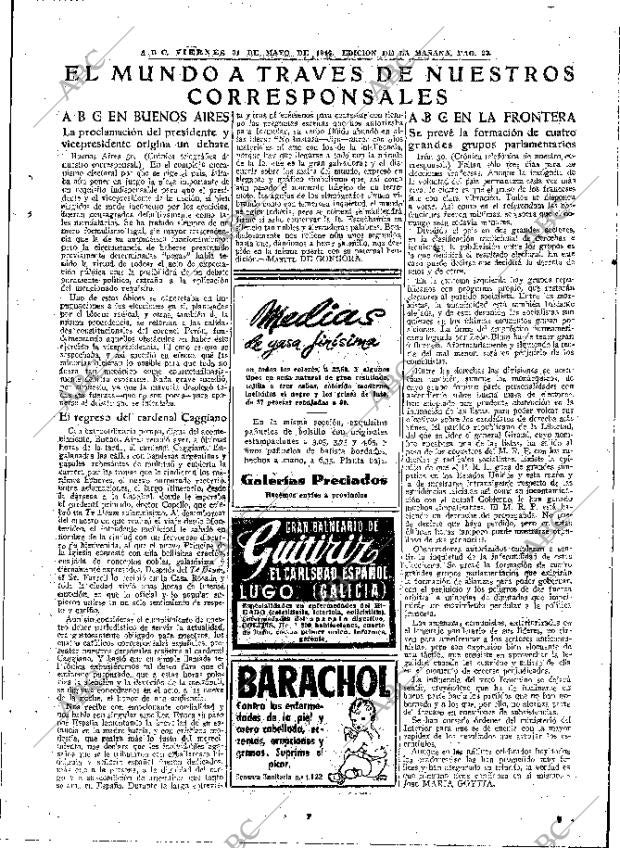 ABC MADRID 31-05-1946 página 23