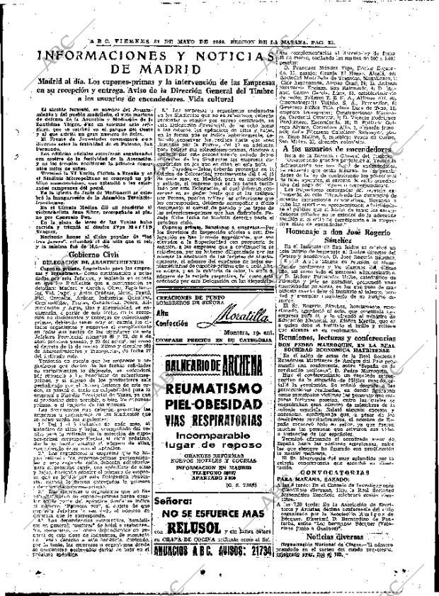 ABC MADRID 31-05-1946 página 25