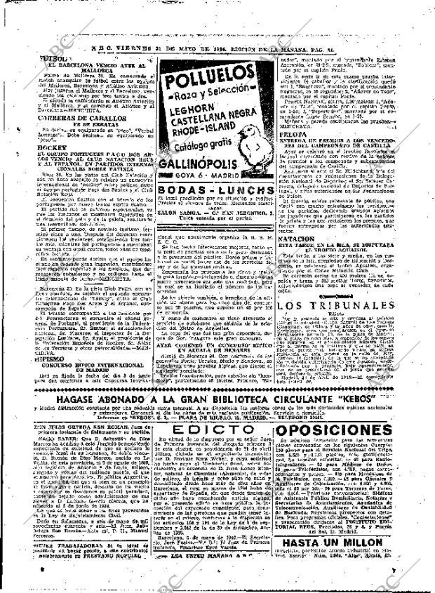 ABC MADRID 31-05-1946 página 31