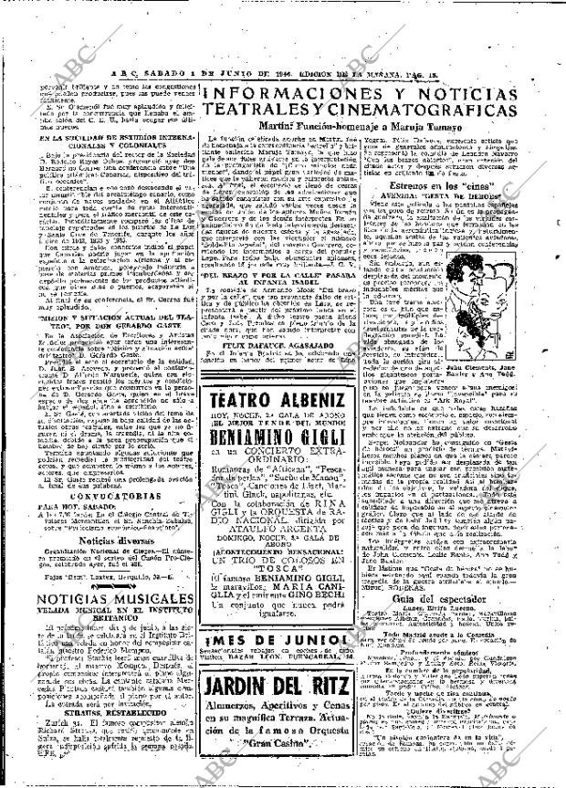 ABC MADRID 01-06-1946 página 18