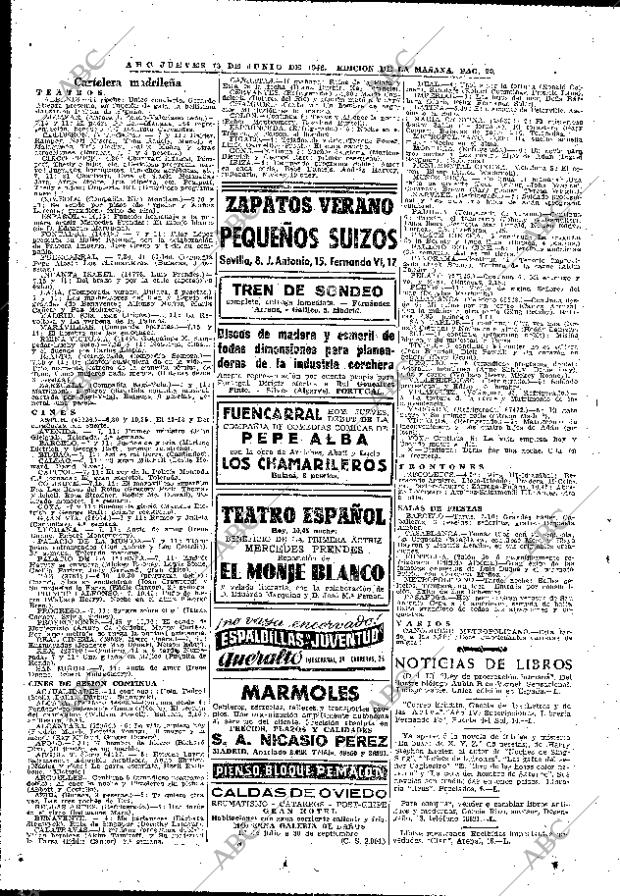 ABC MADRID 13-06-1946 página 20