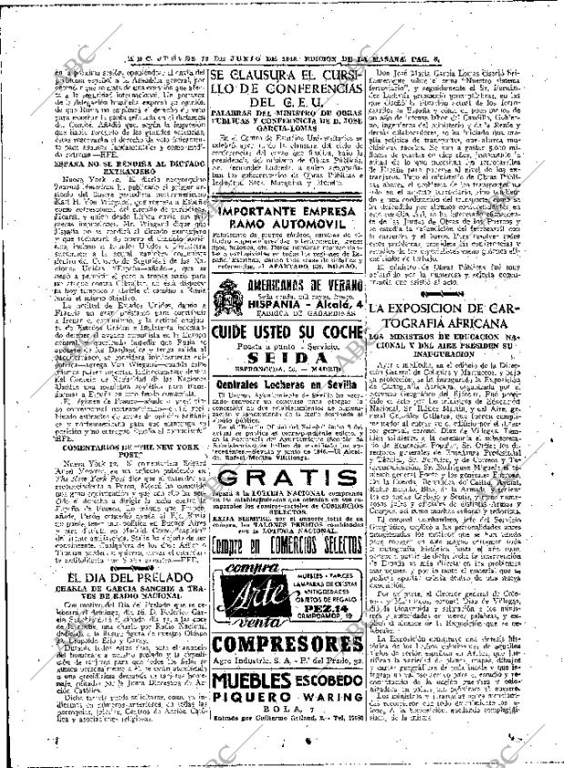 ABC MADRID 13-06-1946 página 8