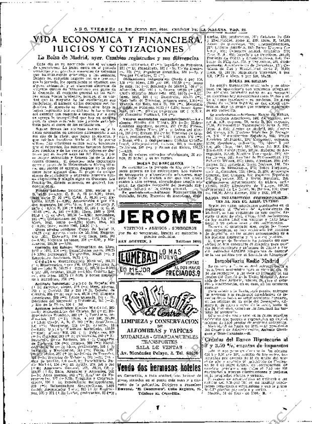 ABC MADRID 14-06-1946 página 26