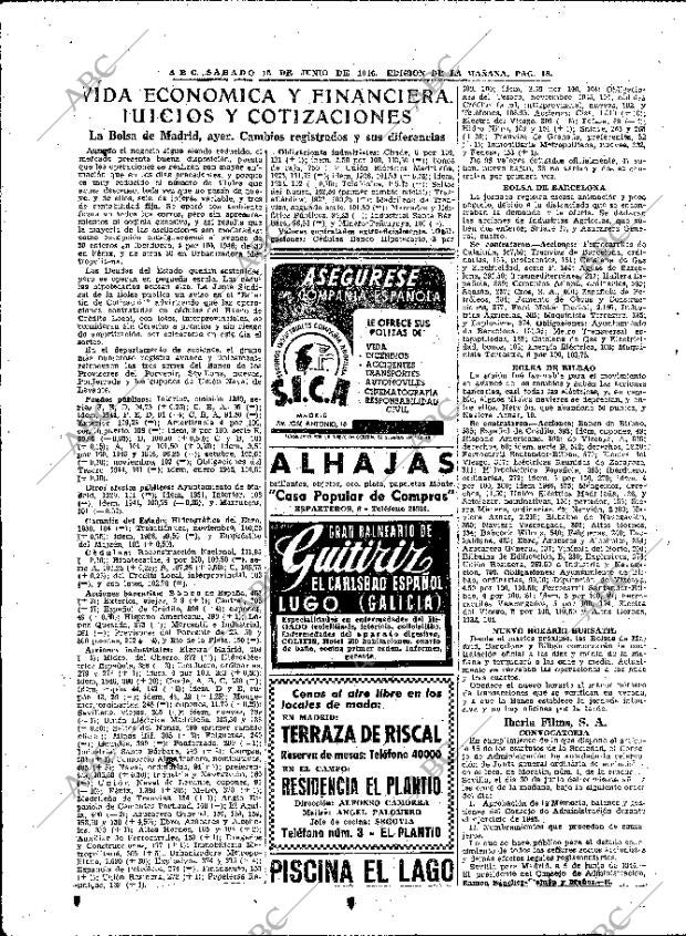 ABC MADRID 15-06-1946 página 18