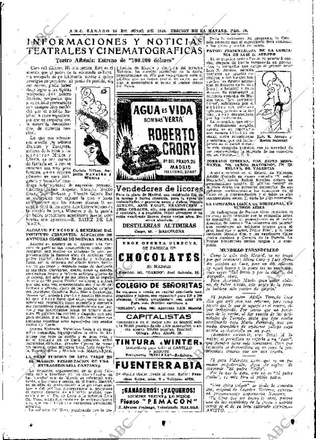ABC MADRID 15-06-1946 página 19
