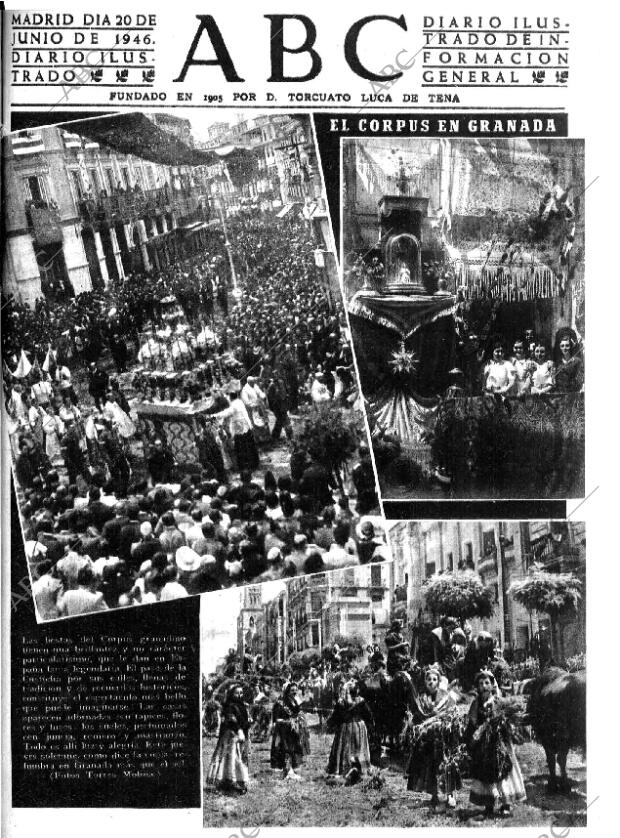 ABC MADRID 20-06-1946 página 1