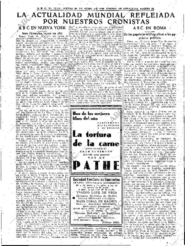 ABC SEVILLA 20-06-1946 página 11