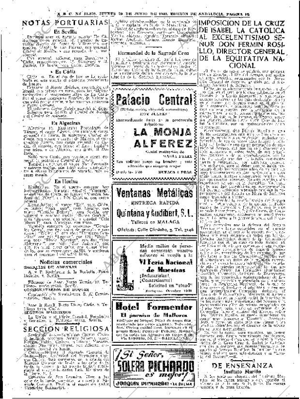 ABC SEVILLA 20-06-1946 página 14