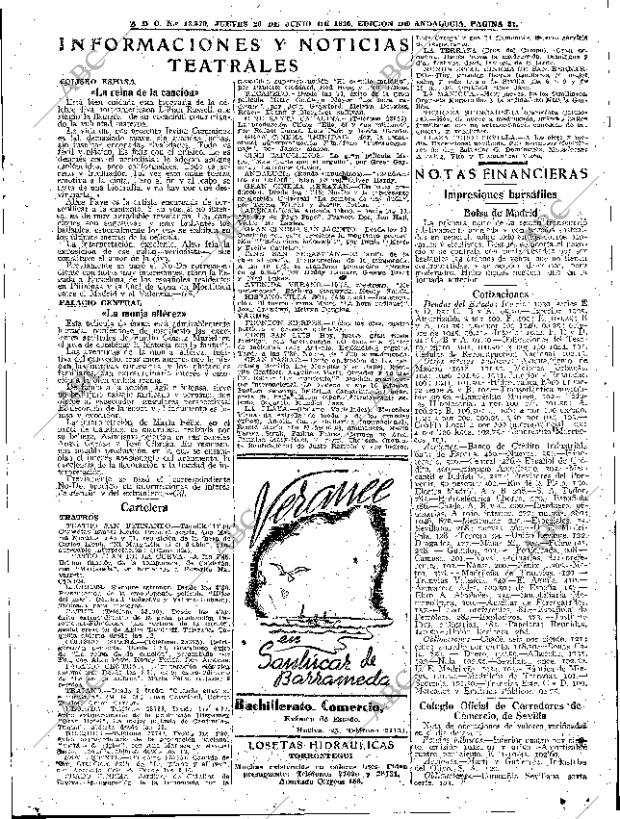 ABC SEVILLA 20-06-1946 página 19
