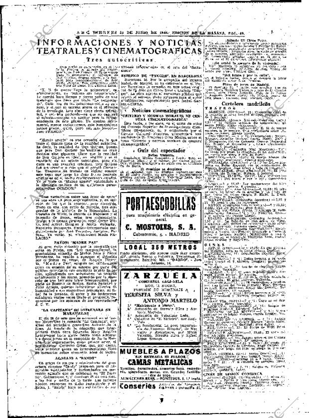 ABC MADRID 21-06-1946 página 18