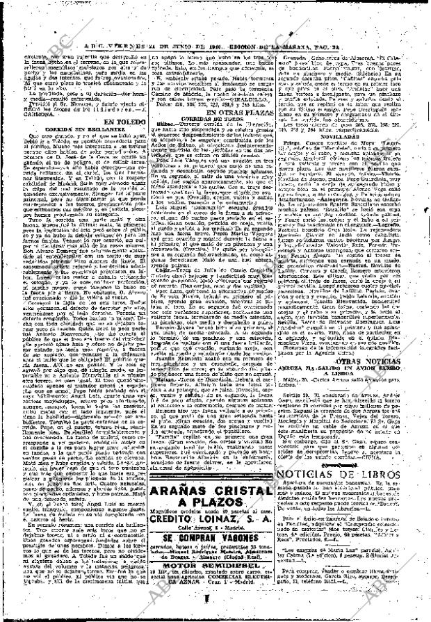 ABC MADRID 21-06-1946 página 20