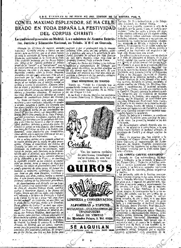 ABC MADRID 21-06-1946 página 9