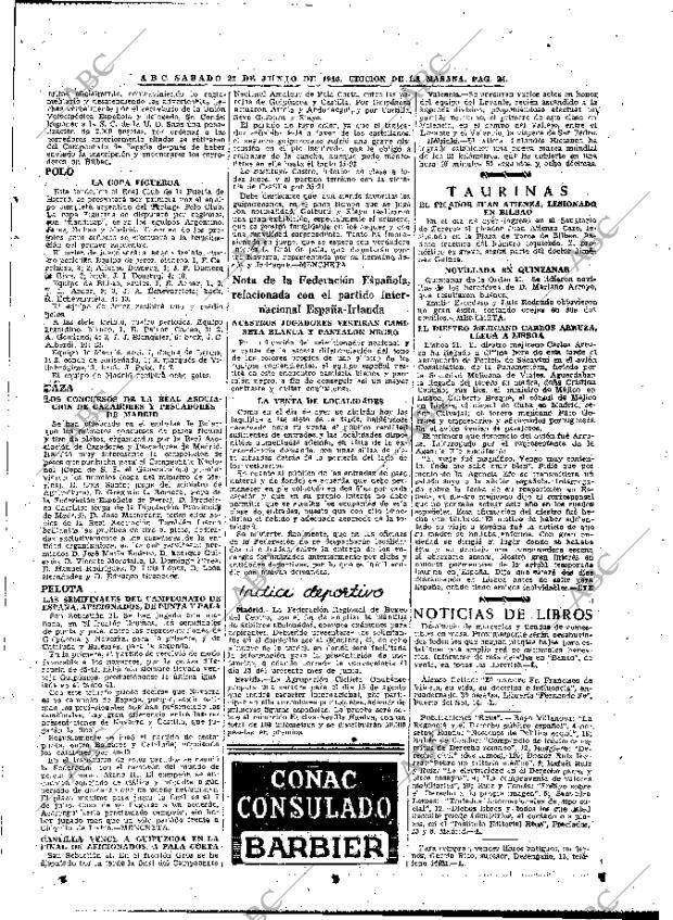 ABC MADRID 22-06-1946 página 21