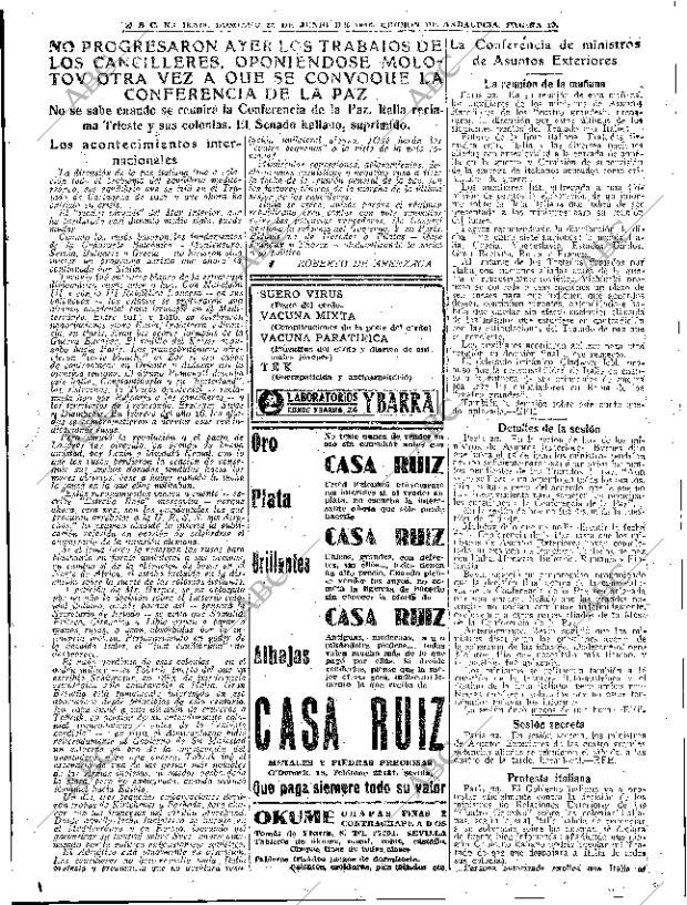 ABC SEVILLA 23-06-1946 página 19