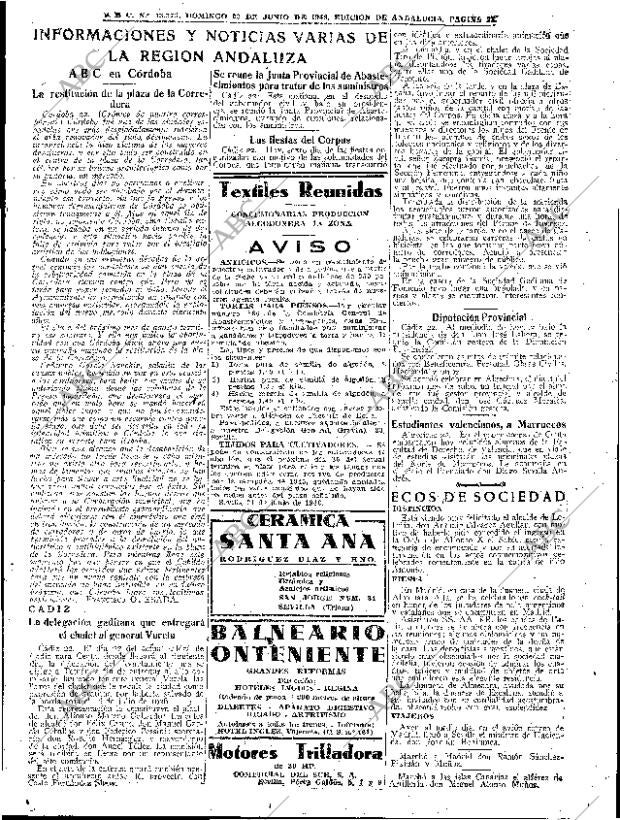 ABC SEVILLA 23-06-1946 página 23