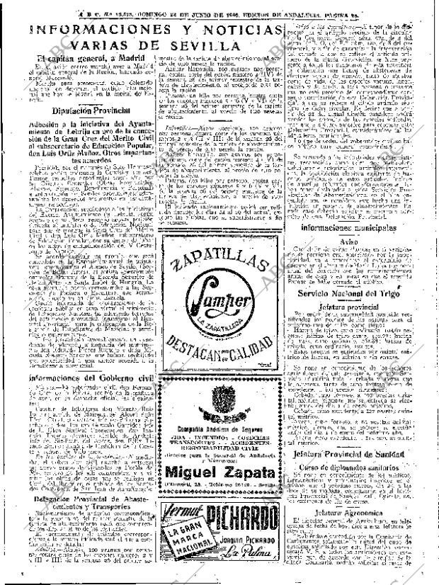 ABC SEVILLA 23-06-1946 página 25