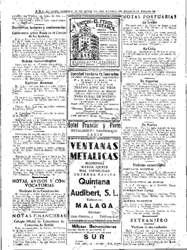 ABC SEVILLA 23-06-1946 página 26