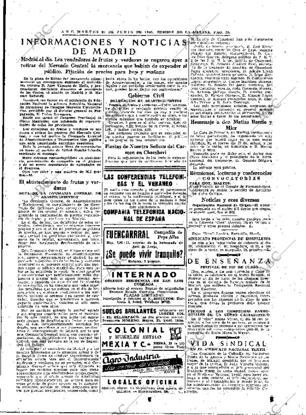 ABC MADRID 25-06-1946 página 25
