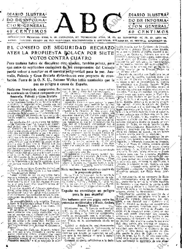 ABC SEVILLA 25-06-1946 página 15