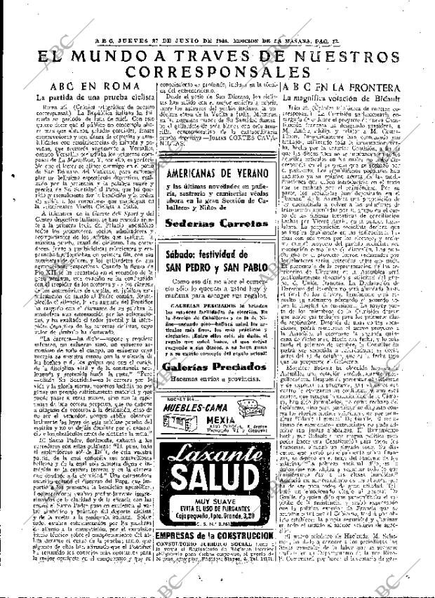 ABC MADRID 27-06-1946 página 13