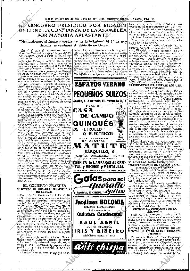 ABC MADRID 27-06-1946 página 15