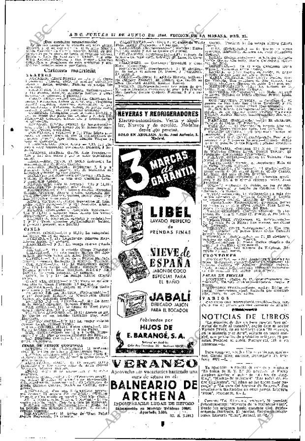 ABC MADRID 27-06-1946 página 21