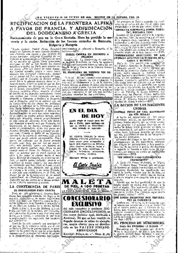 ABC MADRID 28-06-1946 página 13