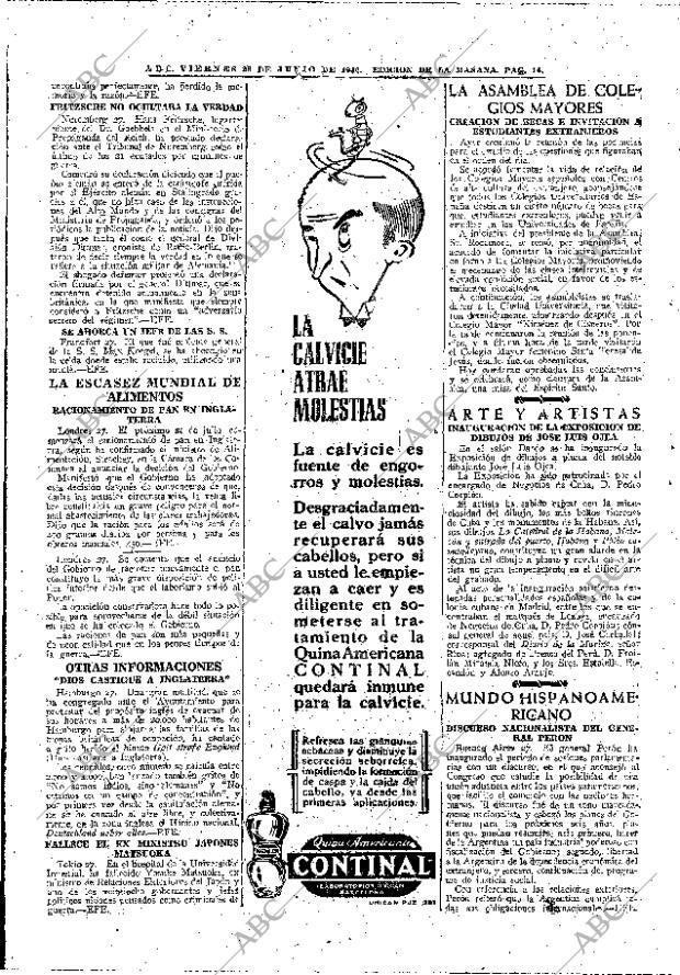 ABC MADRID 28-06-1946 página 14