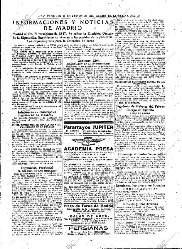 ABC MADRID 28-06-1946 página 17